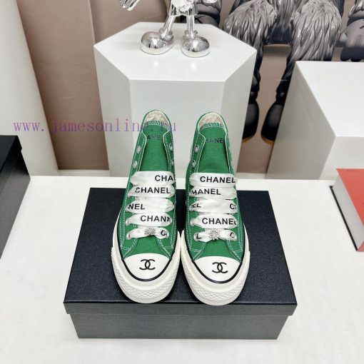 Top tierChanel C Home 2023 vs Spring/Summer Hot Canvas Leisure SeriesThick soled letter canvw9vqjq0y - Image 2
