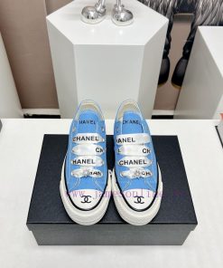 Top tierChanel C Home 2023 vs Spring/Summer Hot Canvas Leisure SeriesThick soled letter canvrb9f97ss