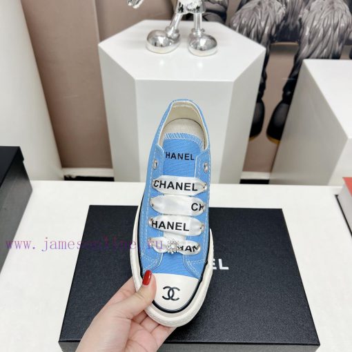 Top tierChanel C Home 2023 vs Spring/Summer Hot Canvas Leisure SeriesThick soled letter canvrb9f97ss - Image 7
