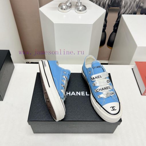 Top tierChanel C Home 2023 vs Spring/Summer Hot Canvas Leisure SeriesThick soled letter canvrb9f97ss - Image 9