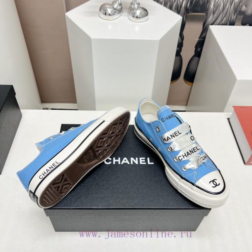 Top tierChanel C Home 2023 vs Spring/Summer Hot Canvas Leisure SeriesThick soled letter canvrb9f97ss - Image 10