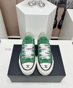 Top tierChanel C Home 2023 vs Spring/Summer Hot Canvas Leisure SeriesThick soled letter canv2lqgq9j2