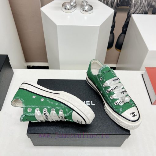 Top tierChanel C Home 2023 vs Spring/Summer Hot Canvas Leisure SeriesThick soled letter canv2lqgq9j2 - Image 8