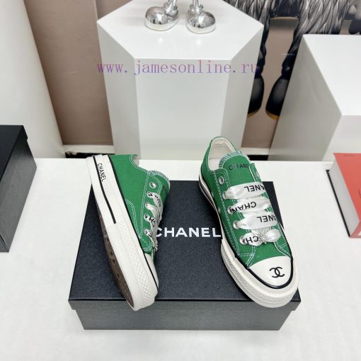 Top tierChanel C Home 2023 vs Spring/Summer Hot Canvas Leisure SeriesThick soled letter canv2lqgq9j2 - Image 9