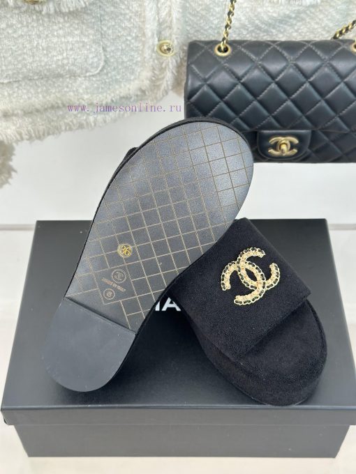 Chanel | Chanel 23c Spring/Summer New ProductsTowel cloth lazy slippersThis year, Chanel hashhj169g6 - Image 10