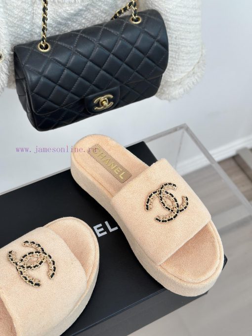 Chanel | Chanel 23c Spring/Summer New ProductsTowel cloth lazy slippersThis year, Chanel hasst4xhxcc - Image 6