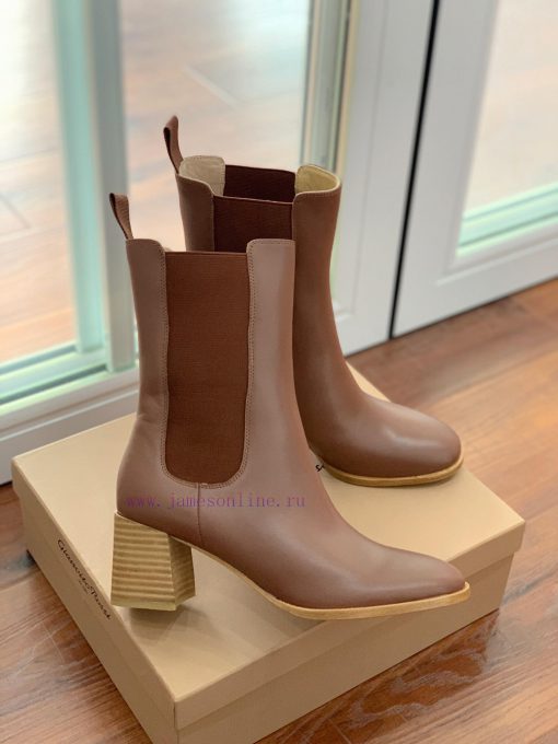 Gianvit Ross thick heeled short boots are a simple and versatile material with a sheepskin unqh5mep2 - Image 5