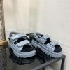 Chanel 2023 Autumn/Winter Velcro Hairy Sandals Hit [Rose] [Rose]Top quality, perfect details5jjxduls