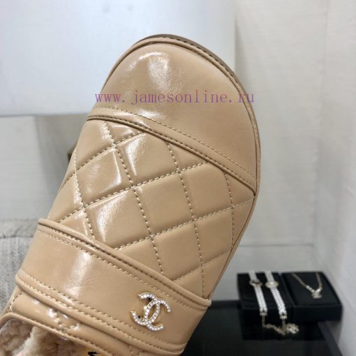 Chanel 2023 Autumn/Winter Velcro Hairy Sandals Hit [Rose] [Rose]Top quality, perfect details5yag02yf - Image 7