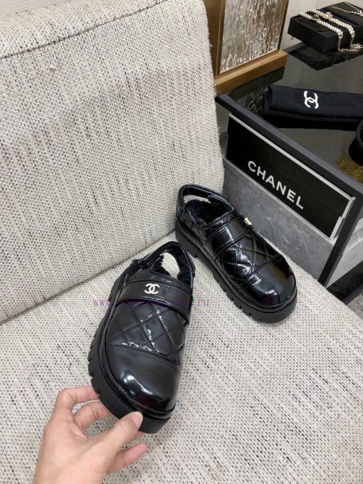 Chanel 2023 Autumn/Winter Velcro Hairy Sandals Hit [Rose] [Rose]Top quality, perfect details7wo0f7is - Image 7