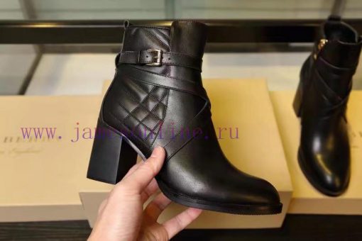 Burberry BURBERRY equestrian inspiration and ankle boots, selected smooth leather material, xi67zidb - Image 2