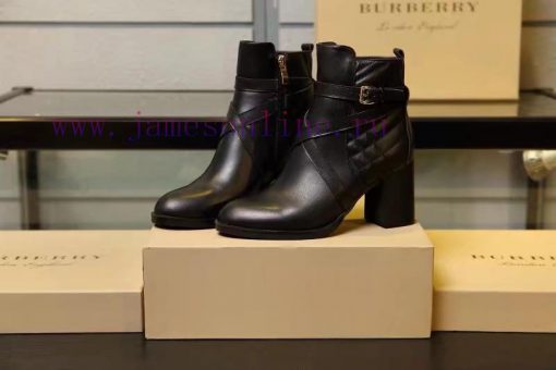 Burberry BURBERRY equestrian inspiration and ankle boots, selected smooth leather material, xi67zidb - Image 3