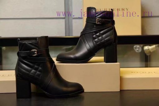 Burberry BURBERRY equestrian inspiration and ankle boots, selected smooth leather material, xi67zidb - Image 4