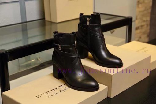 Burberry BURBERRY equestrian inspiration and ankle boots, selected smooth leather material, n22yf9ek - Image 8