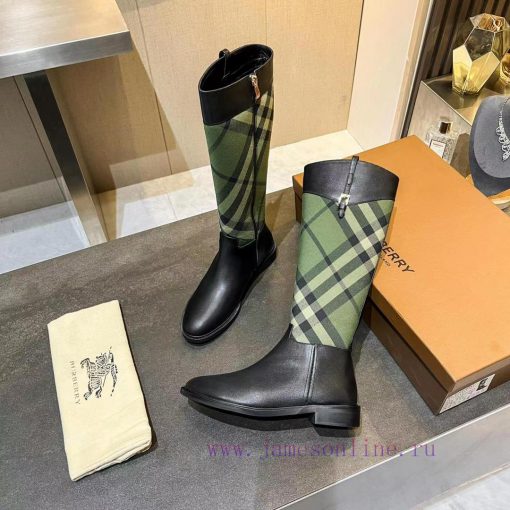 , using Burberry's classic checkered fabric with imported top layer cowhide fabric, tkoefjqj1 - Image 2