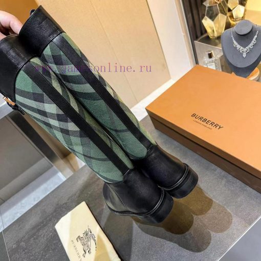 , using Burberry's classic checkered fabric with imported top layer cowhide fabric, tkoefjqj1 - Image 5