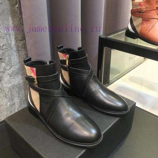 Paired with Bajia's unique checkered style, the shoe upper is made of top-grade cowhide and 8sk156vu - Image 2