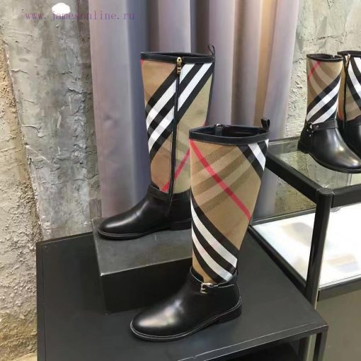 , using Burberry's classic checkered fabric with imported top layer cowhide fabric, tyl353d9p - Image 6