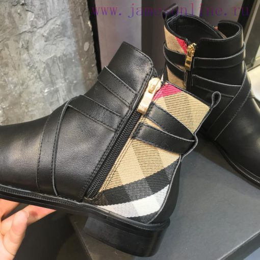 Paired with Bajia's unique checkered style, the shoe upper is made of top-grade cowhide and 8sk156vu - Image 4