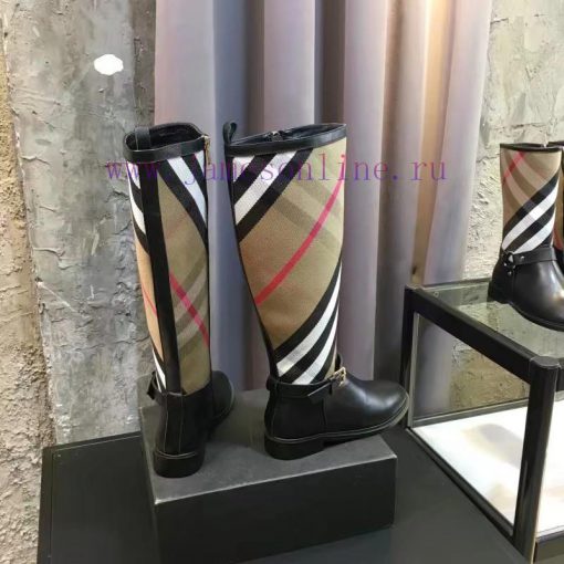 , using Burberry's classic checkered fabric with imported top layer cowhide fabric, tyl353d9p - Image 8