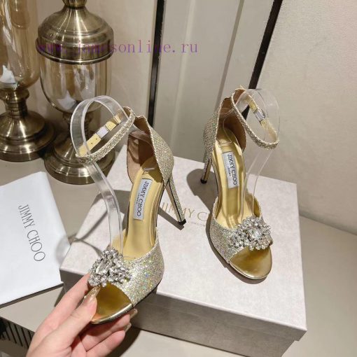Jimmy Coo is a simple, elegant, and fashionable pair of sandalsOne button high-heeled sandalrvlm9kpl - Image 3