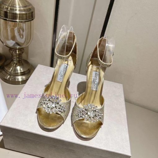 Jimmy Coo is a simple, elegant, and fashionable pair of sandalsOne button high-heeled sandalrvlm9kpl - Image 5