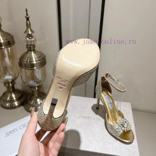 Jimmy Coo is a simple, elegant, and fashionable pair of sandalsOne button high-heeled sandalrvlm9kpl - Image 10