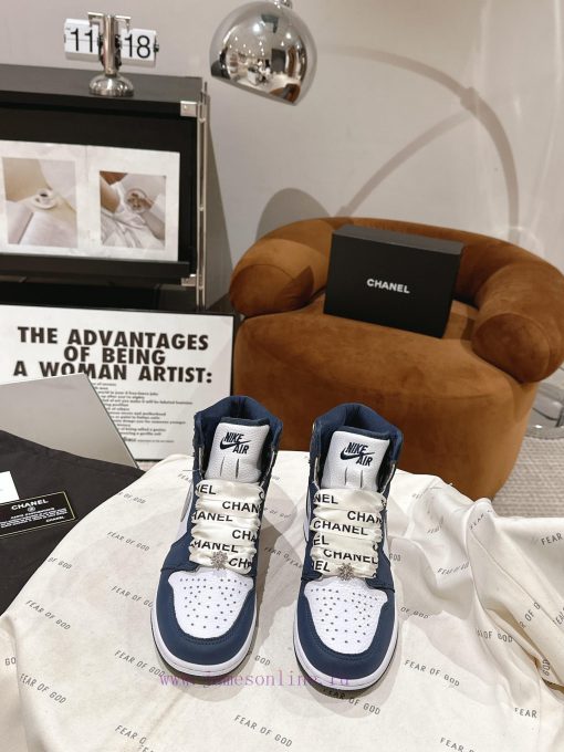 Chanel * L 2023 Chanel Nike CollaborationClassic last shape+jumping color blocking design, f36ugacbv - Image 2