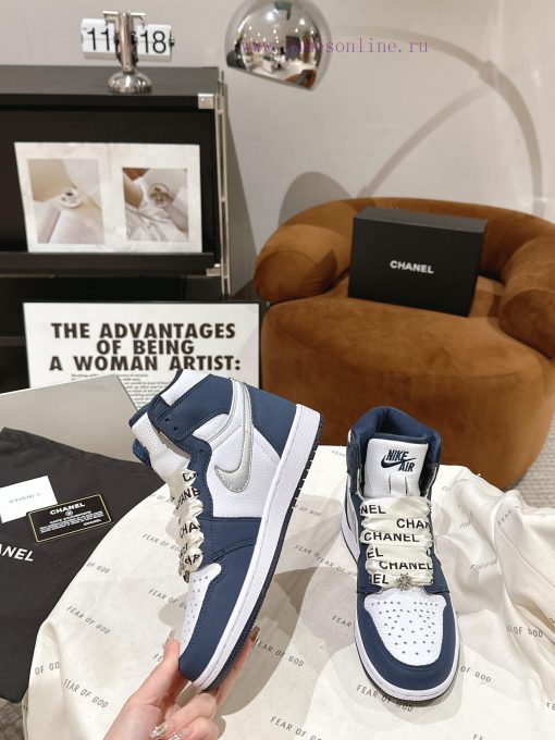 Chanel * L 2023 Chanel Nike CollaborationClassic last shape+jumping color blocking design, f36ugacbv - Image 3