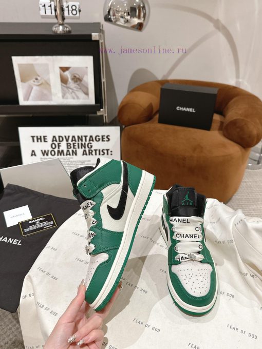 Chanel * L 2023 Chanel Nike CollaborationClassic last shape+jumping color blocking design, fvvub7yj4 - Image 3