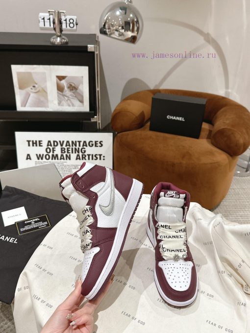 Chanel * L 2023 Chanel Nike CollaborationClassic last shape+jumping color blocking design, fy6h4qq90 - Image 3