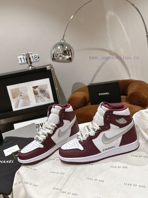 Chanel * L 2023 Chanel Nike CollaborationClassic last shape+jumping color blocking design, fy6h4qq90 - Image 4