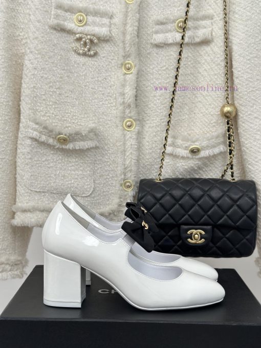 Short sock tube 20 Long sock tube 25Chanel | Chanel 23P New Product ClassicBow Mary Jane Sinpvw0ktiy - Image 2