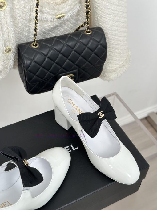 Short sock tube 20 Long sock tube 25Chanel | Chanel 23P New Product ClassicBow Mary Jane Sinpvw0ktiy - Image 6