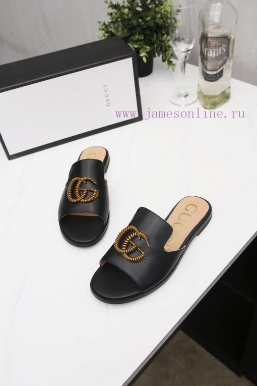 18612-6Gucci Classic Low heeled Cool Drags Original Edition One to One High imitation Craftey11i87cc - Image 3