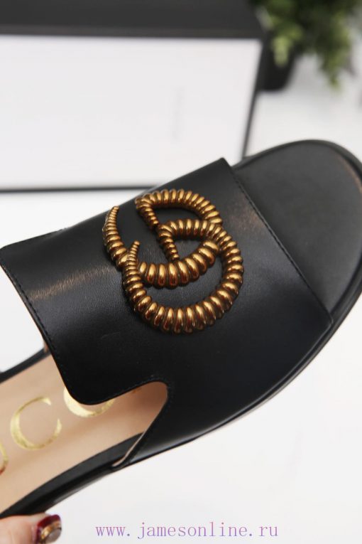 18612-6Gucci Classic Low heeled Cool Drags Original Edition One to One High imitation Craftey11i87cc - Image 4