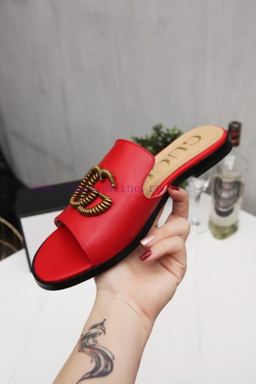 18612-6Gucci Classic Low heeled Cool Drags Original Edition One to One High imitation Crafte4lxtvoex - Image 6