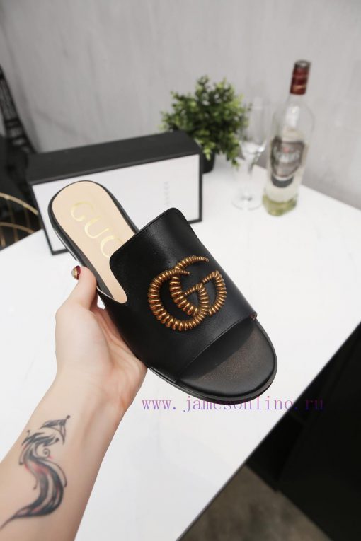 18612-6Gucci Classic Low heeled Cool Drags Original Edition One to One High imitation Craftey11i87cc - Image 10