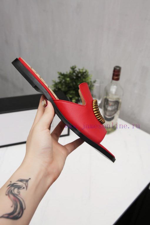 18612-6Gucci Classic Low heeled Cool Drags Original Edition One to One High imitation Crafte4lxtvoex - Image 10