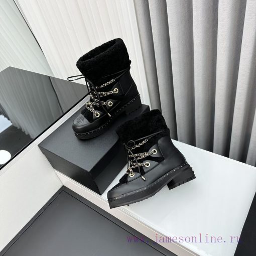 2023 Chanel short boots, a must-have item for autumn and winter this seasonChanel Autumn/Winxx33f3up - Image 6