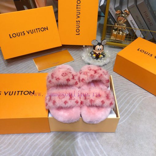 L Donkey brand mink fur slippers are officially released simultaneously. Super cute fur slipx1uoew09