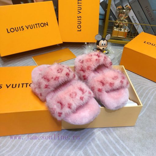 L Donkey brand mink fur slippers are officially released simultaneously. Super cute fur slipx1uoew09 - Image 3
