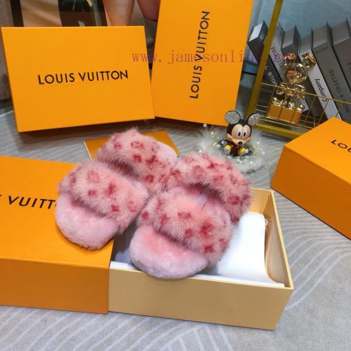 L Donkey brand mink fur slippers are officially released simultaneously. Super cute fur slipx1uoew09 - Image 4