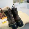 LV Top Quality L+Vfw20 New Arrival~Lvjia Autumn/Winter Fur Integrated Short BootsBeaubourg a6xf2cu2a