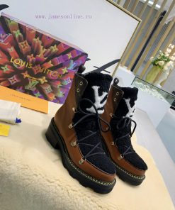 LV Top Quality L+Vfw20 New Arrival~Lvjia Autumn/Winter Fur Integrated Short BootsBeaubourg agckqrqvn