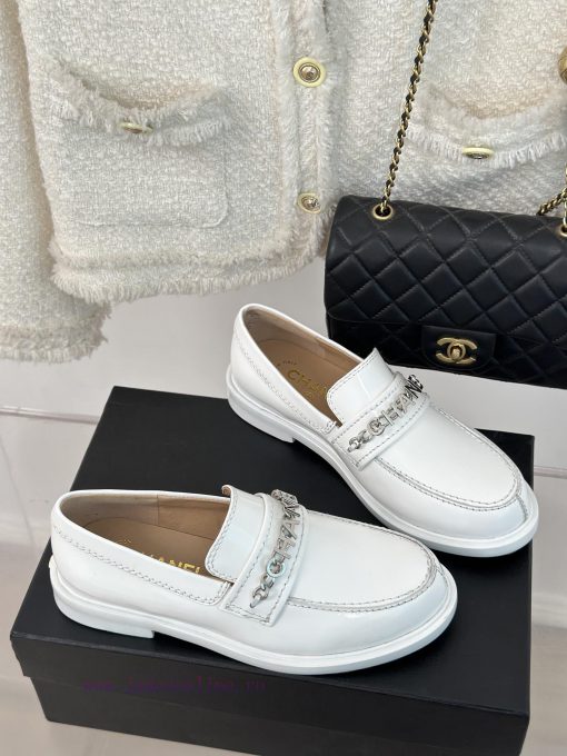 Chanel | Chanel Classic ChainAlphabet loafersThis one is very coloredI love this letter deszpwaayk3 - Image 4