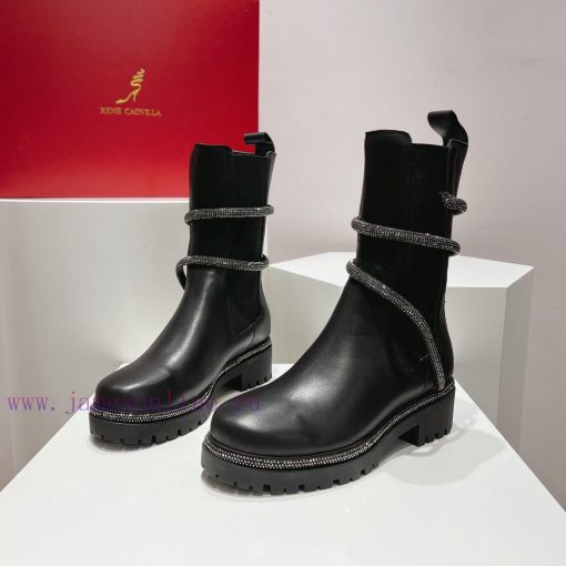 Top versionR ᴇɴᴇ C ᴀᴏᴠɪʟʟᴀ | 2023 𝐟𝐰 Autumn/Winter New RC Serpentine Decoration Elastic Splik1ctkqpv - Image 4