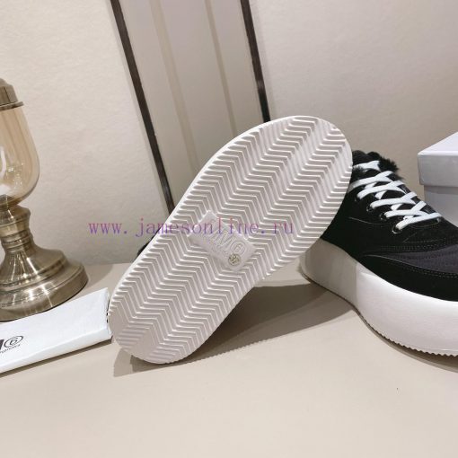 Maison Margiela ®  New autumn and winter model MM6 thick soled height increasing fur low topvjsfa40j - Image 10