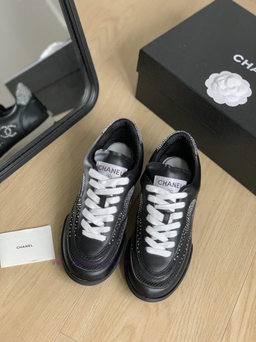 Chanel 23B new double C rhinestone sneakersOriginal leather upper, original rhinestone hot ssgotpfpy