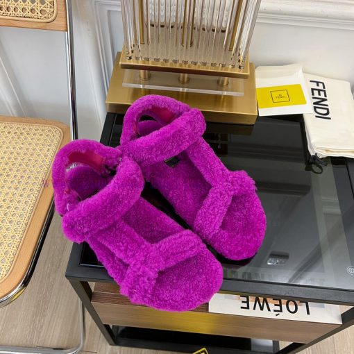 FENDI | 2023 𝐬𝐬FDfendi x Skims collaboration popular hairy sandals series 〰Developed in the km3mmphr - Image 8